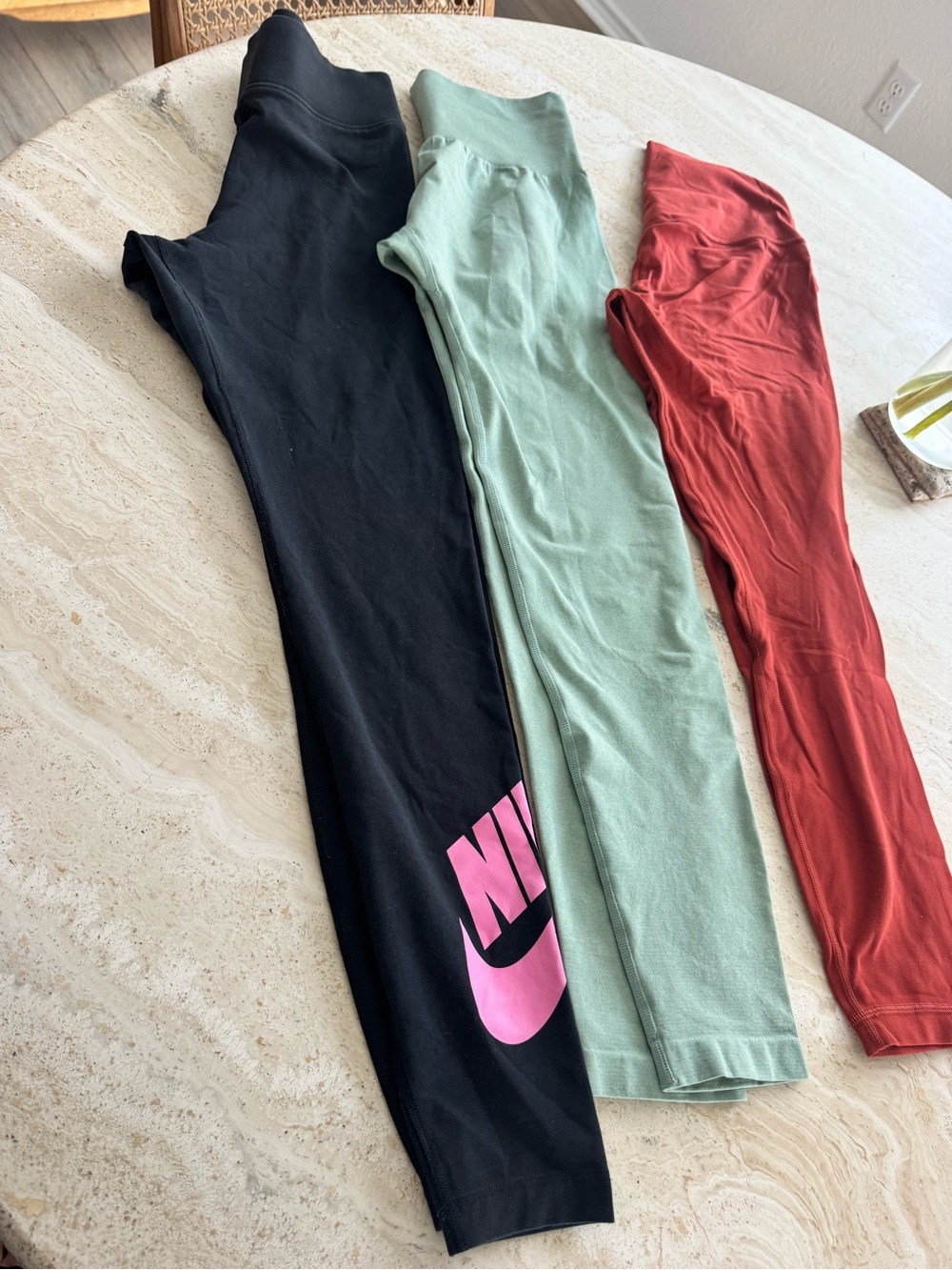 lululemon athletica Leggings Trio in Black, Sage, and Rust